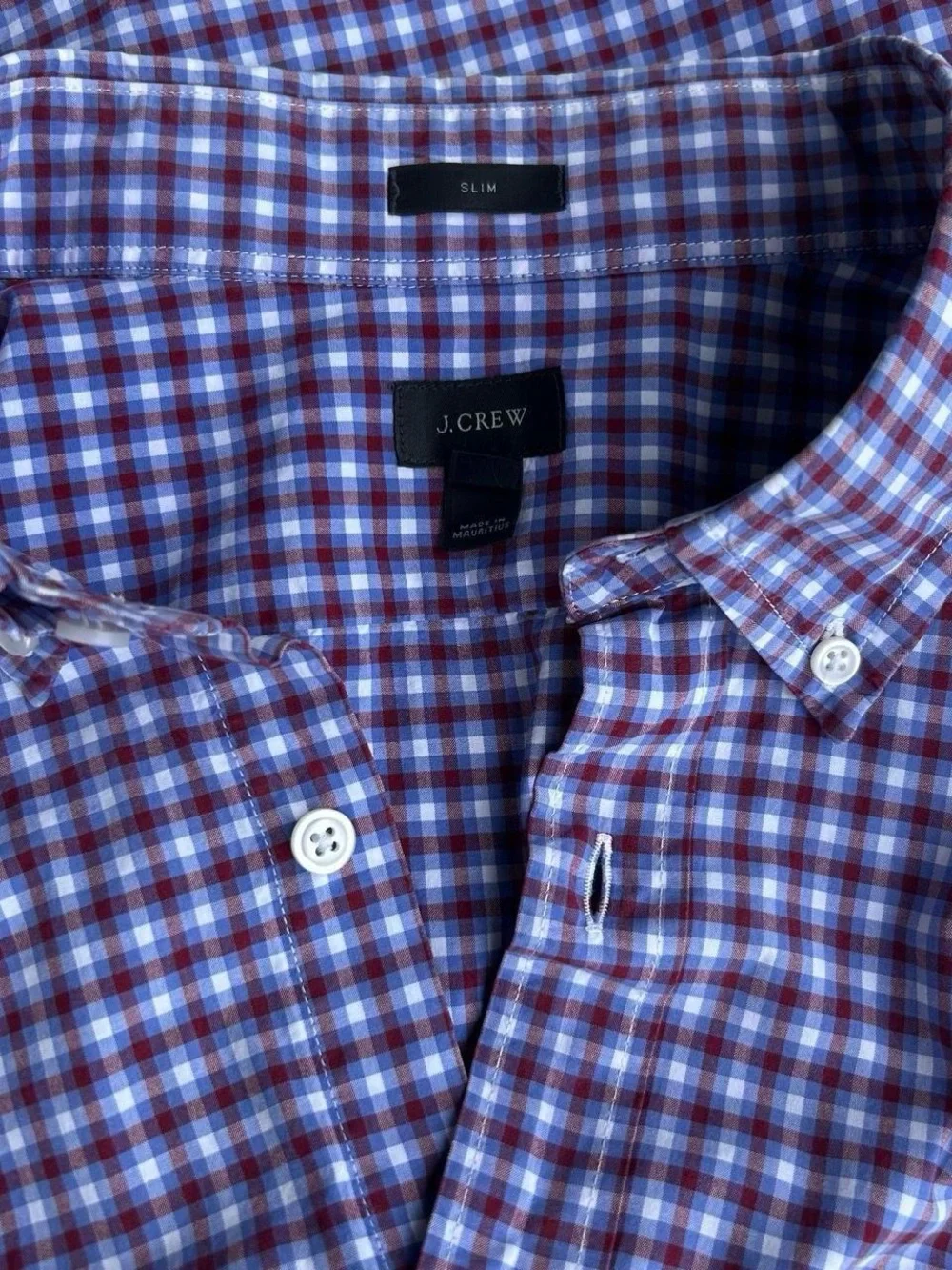 J.Crew Men's Slim Fit Long Sleeve Button Down XL